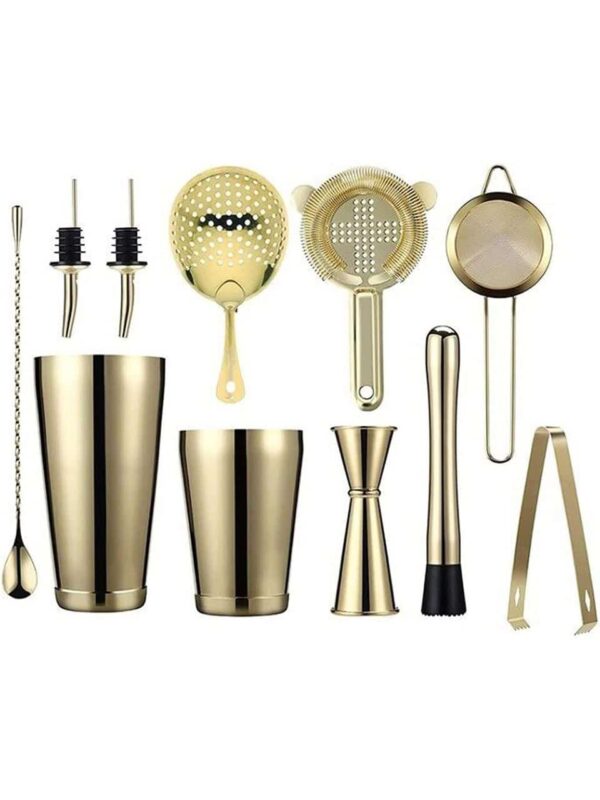 Rick Gin Premium Profi Cocktail Set (11-teilig) Gold